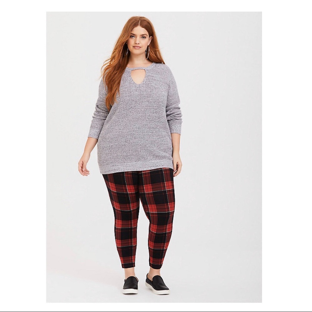 Grey Mark Keyhole Tunic